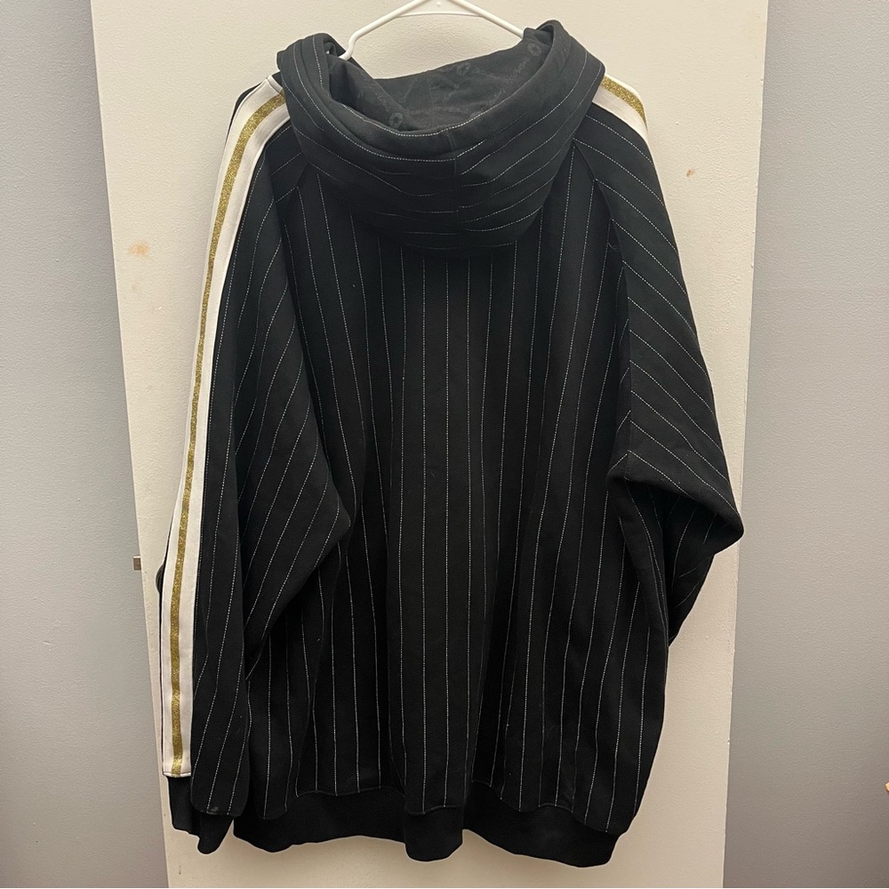 Southpole VTG Y2K Pinstripes Pullover Hoodie Mens Authentic Collection XXL Baggy - Picture 10 of 10